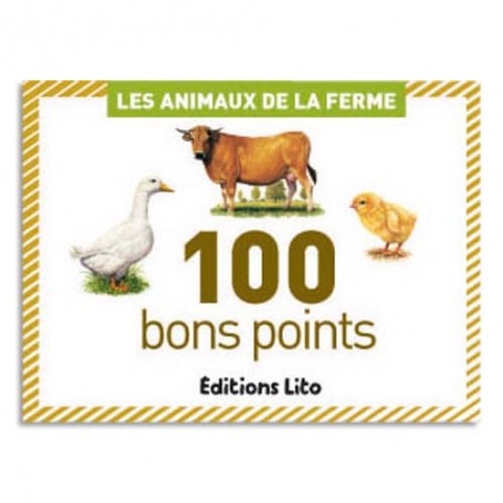 LIO B/100 BON POINTS ANIMAUX FERME 01922
