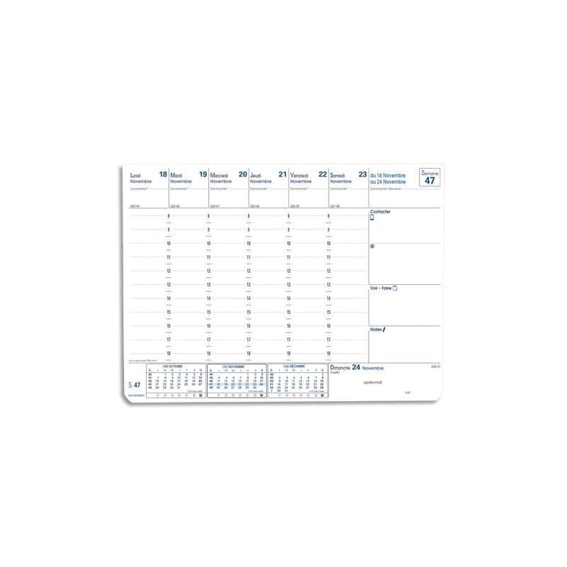 QUO RECH BLOCKHEBDO 19X15 057001Q QUO RECH BLOCKHEBDO 19X15 057001Q