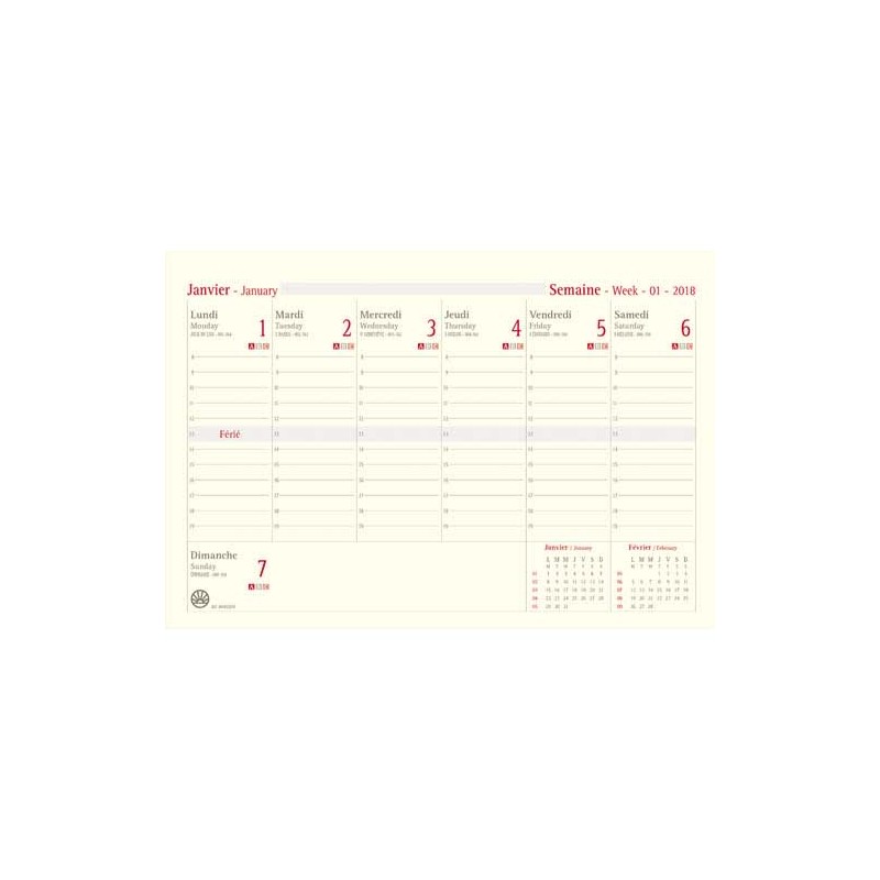 OBT RECH BLOC UP TO DATE 21X14 CM 48660 OBT RECH BLOC UP TO DATE 21X14 CM 48660