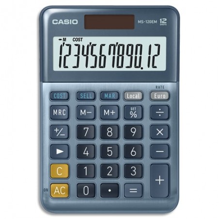 CAS CALCUL BUREAU BL 12CH CSCALMS-120EM