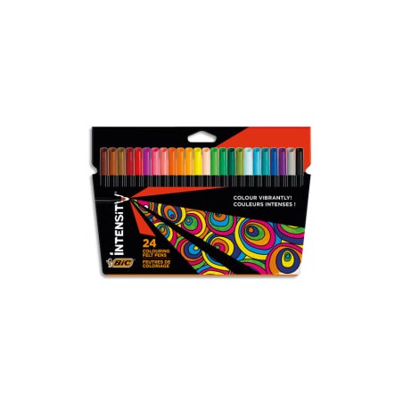 BIC B/24 FEUTRE COUL INTENSITY 978035
