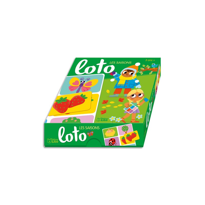 LIO JEU DE LOTO 1P6I LES SAISONS 50436 LIO JEU DE LOTO 1P6I LES SAISONS 50436