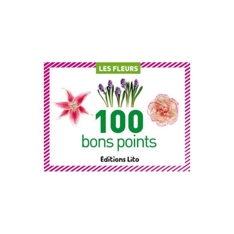 LIO B/100 BON POINTS FLEURS 01928