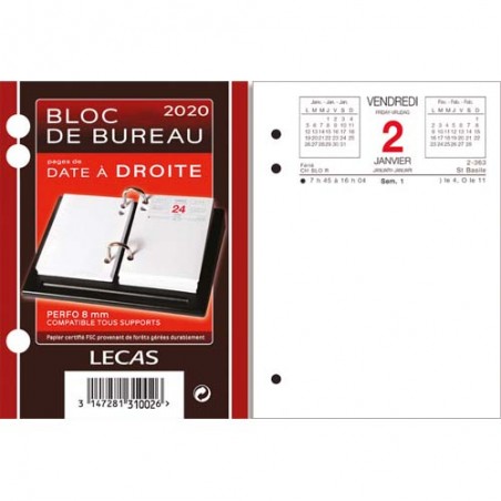 Bloc calendrier journalier FARCEUR