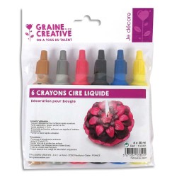 GCT L/6 CRAYON BOUGIE DECO 133351