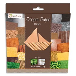 AVM ORIGAMI PAPER NATURE 52503MD