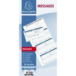 EXA CARNET 200MESSAGES AUTOCOPIANT13290E