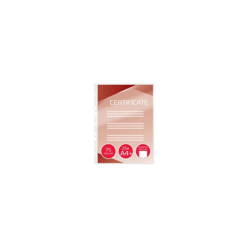 GBC P/25 POCH PLAST A4+ 2X75MIC 3747515 GBC P/25 POCH PLAST A4+ 2X75MIC 3747515
