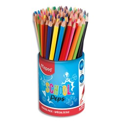 MAE POT 72 CRAYON COLOR PEPS 832000