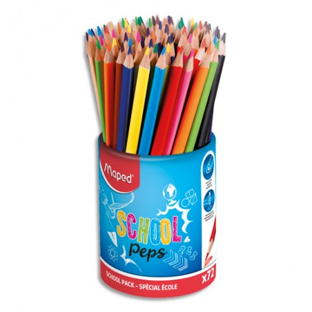 MAE POT 72 CRAYON COLOR PEPS 832000