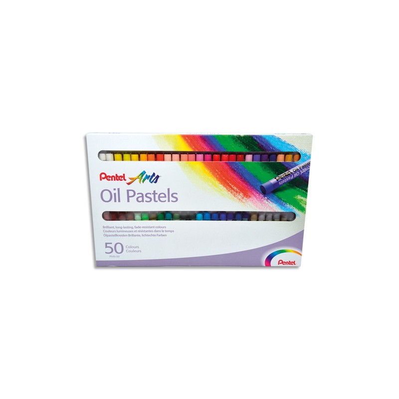 PEN B/50 PASTELS HUILE D8MM ASS PHN-50U