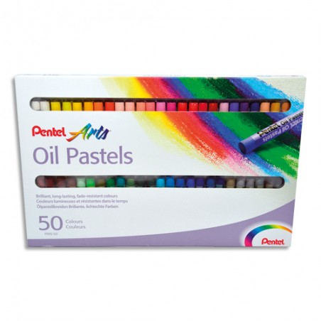 PEN B/50 PASTELS HUILE D8MM ASS PHN-50U