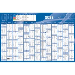 QUO CALENDRIER 12 MOIS 67X43 BL 238214Q