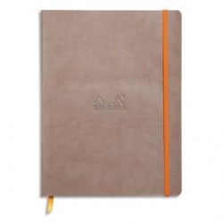 RHO CARNET B5 160P LIG TAUPE 117504C