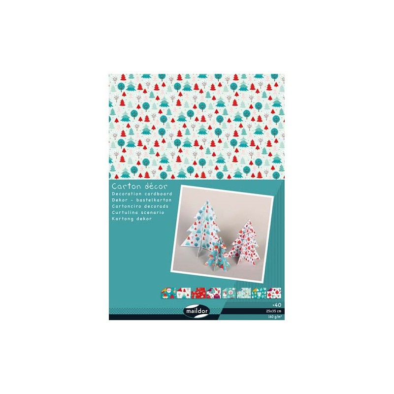 CLF P/40F CARTON DEC NOEL 25X35CM 354598 CLF P/40F CARTON DEC NOEL 25X35CM 354598