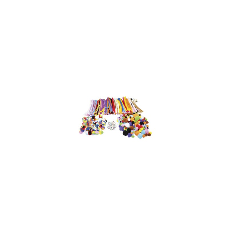 SOD P/900 POMP CHENIL YEUX ASS L605905 SOD P/900 POMP CHENIL YEUX ASS L605905