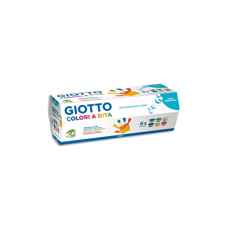 GTO L/6 POTS GOUACHE DOIGT 100ML F534100 GTO L/6 POTS GOUACHE DOIGT 100ML F534100