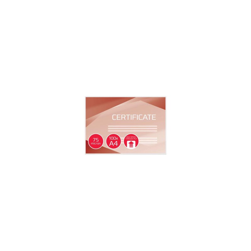 GBC P/100 POCH HIGHSPEED A4 2X75 3747347 GBC P/100 POCH HIGHSPEED A4 2X75 3747347