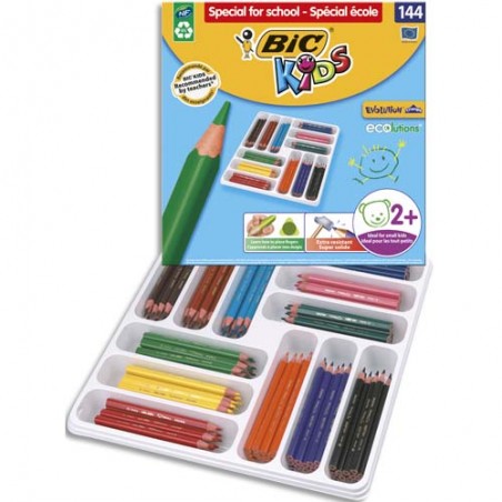 Bic Kids, Feutres, Visacolor XL, Class Pack, 144 feutres, 907900