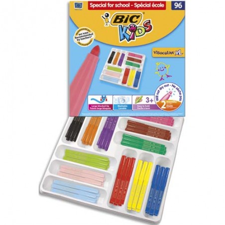 BIC PACK 96 FEUT VISACOLOR ASS 887839