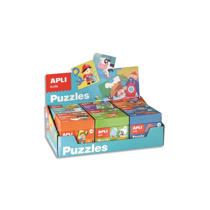 AGI PRES 6 PUZZLES 24PCS ASS 13856