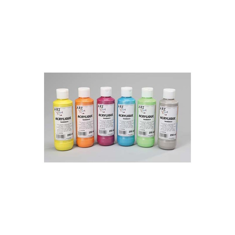 ARP LOT/6 FLAC 250ML ACRYLIQ CLAS 233762