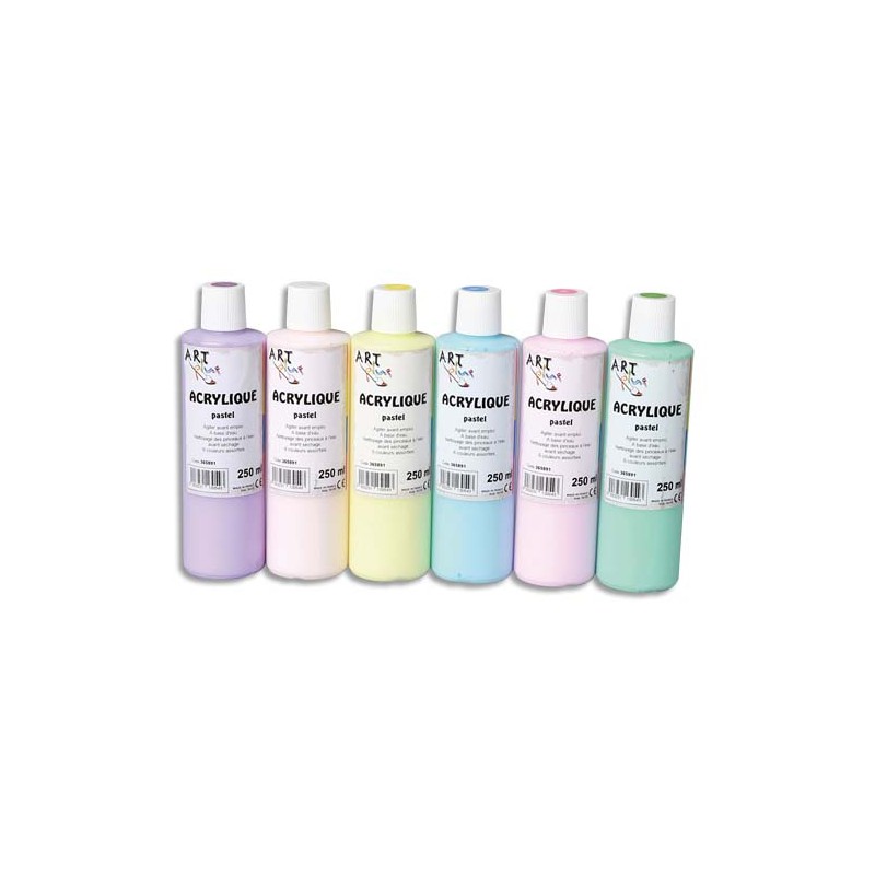 ARP LOT/6 FLAC 250ML ACRYLIQ PAS 365891 ARP LOT/6 FLAC 250ML ACRYLIQ PAS 365891