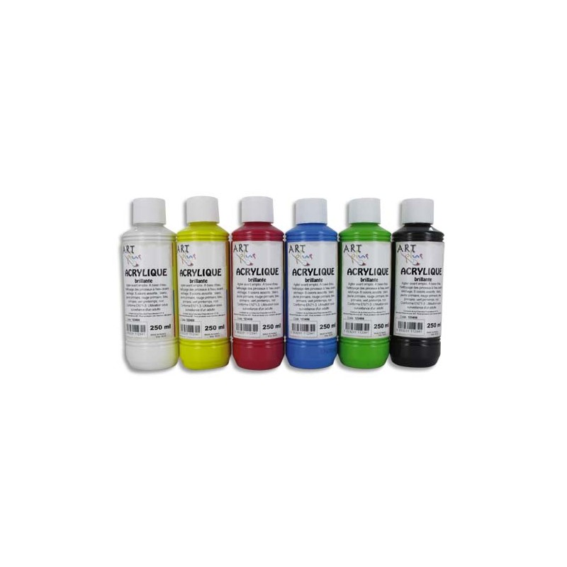 ARP COFFRET 6X250ML ACRYL BRIL AS 292475