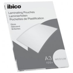 IBI P/100 POCH PLAST A3 2X100MIC 627312