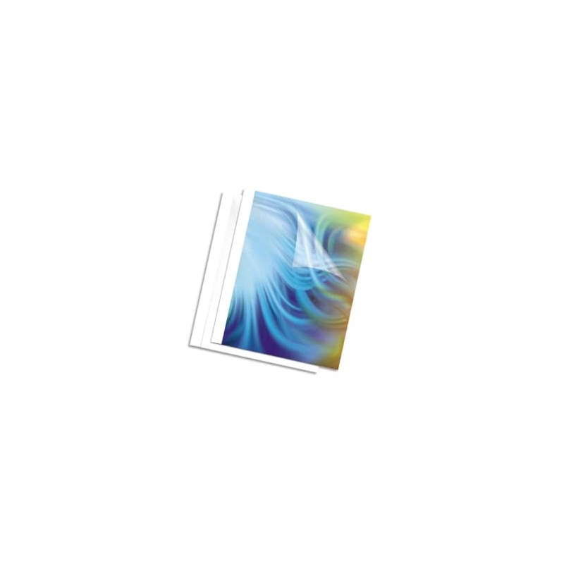 FEL P/100 COUV THERMIQ A4 BLC 6MM 53154