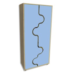 MOB MEUBL 180CM 4TAB 2 PRTV B 600410E14