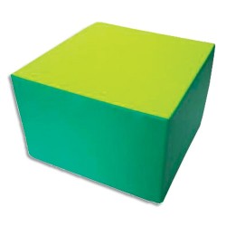 SMO POUF CARRE MOUSS 60X60X40CM V/J 040E
