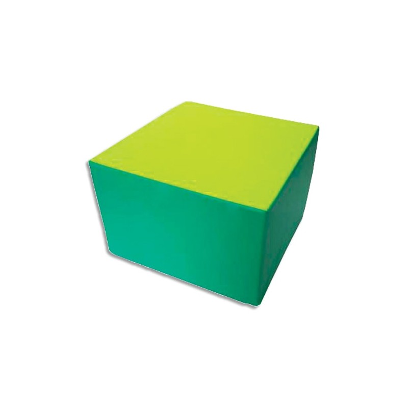 SMO POUF CARRE MOUSS 60X60X40CM V/J 040E