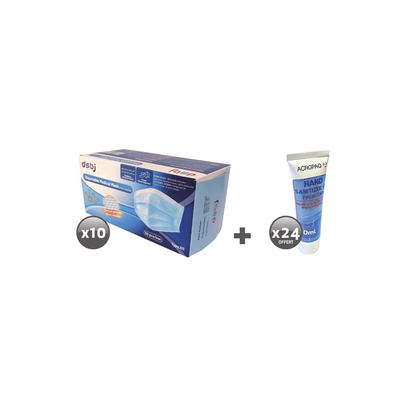 EPI L/10 BTES MASQ + 24 GEL OFFERTS