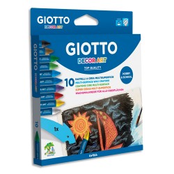 GTO P/10 PASTEL CIRE AQUAREL ASS F443000