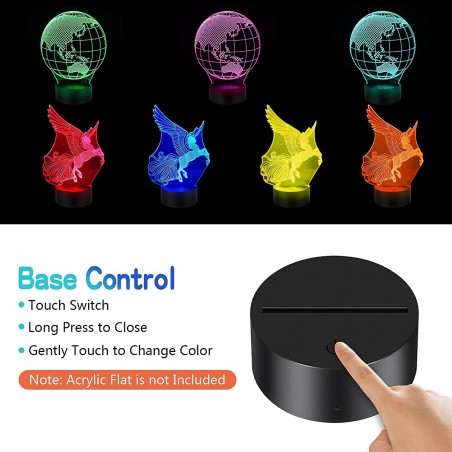 Plexi lumineux cheval