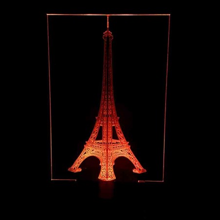 Plexi lumineux Tour Eiffel