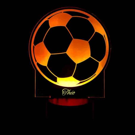 Plexi lumineux ballon de foot