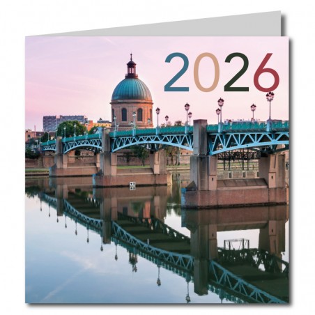 Cartes de voeux Toulouse 15x15cm