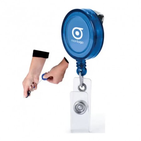 Enrouleur porte-badge 90cm