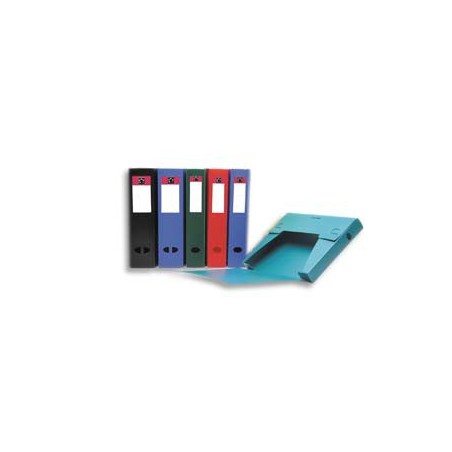 PRG BOITE CLASSEMENT DOS 8CM PP BLEU