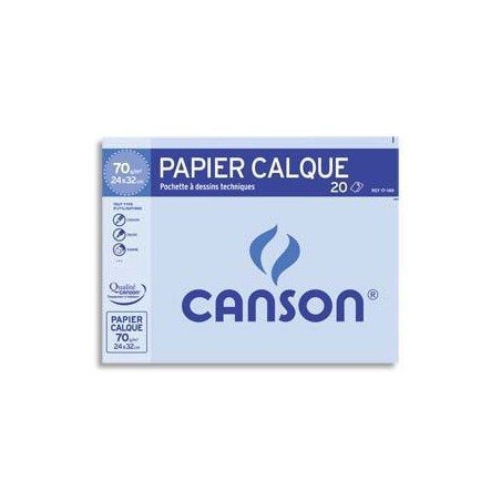 CAN P/12 FEUIL CALQ 90G A4 C200017154