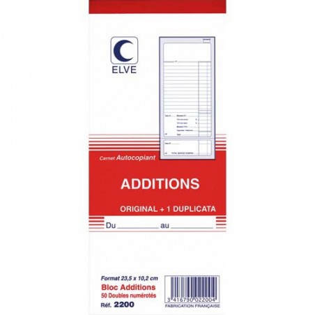 ELV BLOC ADDITION 102X235 50/2 ATCP 2200