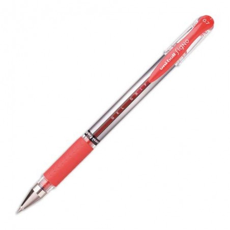 UNI STYLO BILLE GEL GRIP RGE UM151S R
