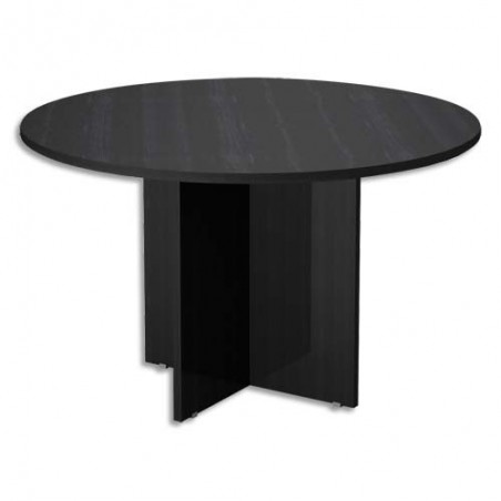 MTI TABLE RONDE D120CM N/FRE MT1120-NF