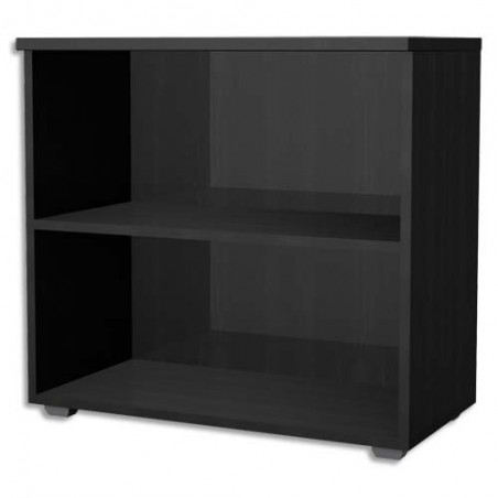 MTI BIBLIO BASSE H75CM N/FRE MT1750-NF