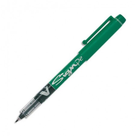 PIL FEUTRE V SIGN PEN VERT 143687