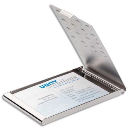 DUR PTE-CARTE ETUI CHROME -2440-23