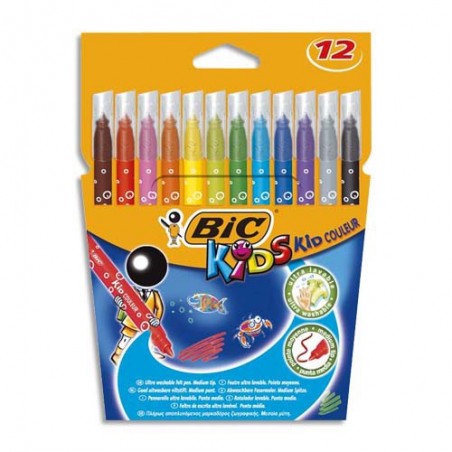 BIC P/12 FEUT KID COULEUR ASS 9202936