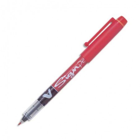 PIL FEUTRE V SIGN PEN ROUGE 134661